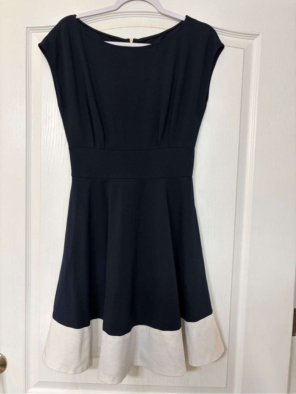 kate spade Black and White Fit-and-Flare Dress